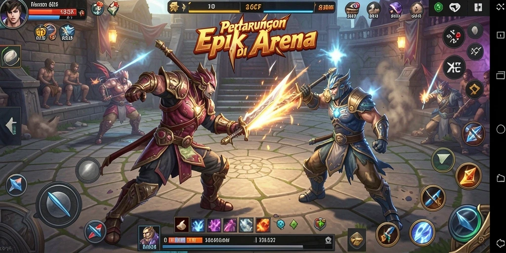 Gameplay dinamis dan pertarungan epik dalam 6CF.