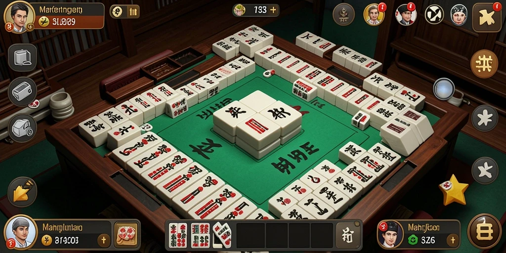 Gameplay seru Mahjong di 9ZK yang menantang dan menarik.