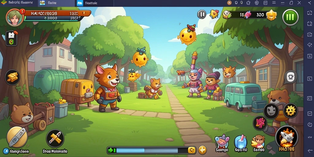 Tangkapan layar utama HAO788 menampilkan gameplay yang menarik dan interaktif.
