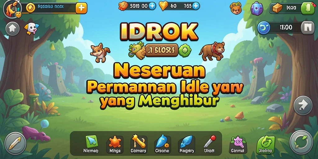 Tampilan gameplay IDROK yang menarik dan interaktif.