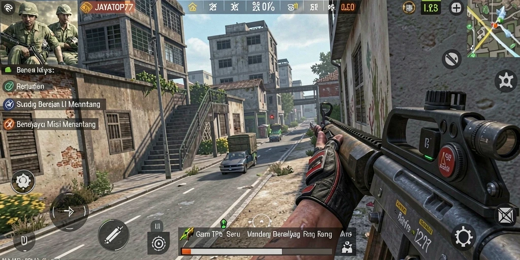 Gameplay seru dari JAYATOP77 dengan aksi pertarungan tak terduga.