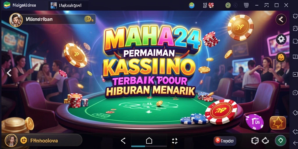 Tampilan gameplay menarik dari MAHA24 yang memikat pemain kasino.