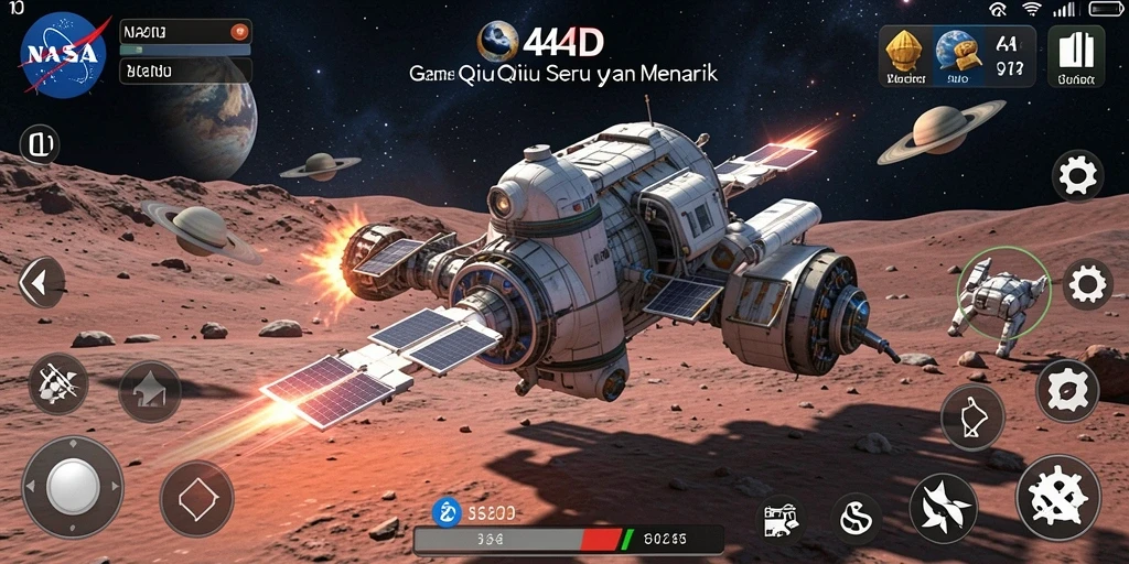 Tampilan gameplay seru dalam NASA4D, permainan QiuQiu yang menantang.