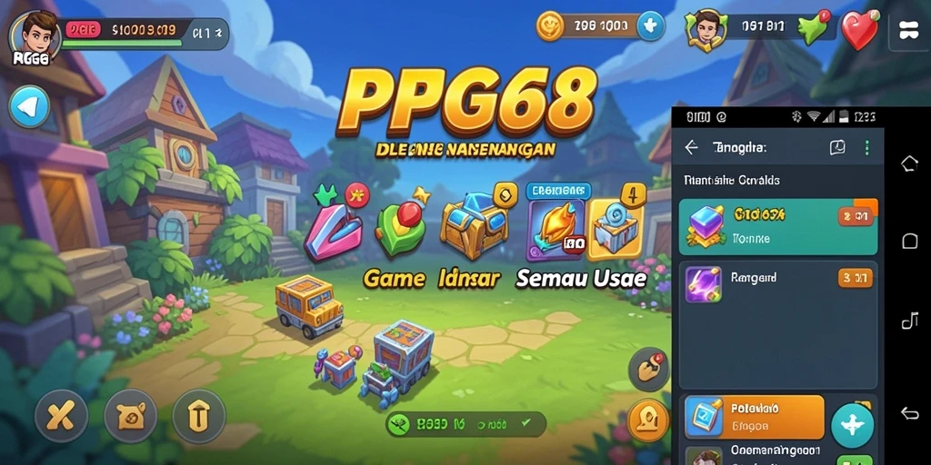 Tampilan gameplay PGG68 yang mendebarkan dan menenangkan.
