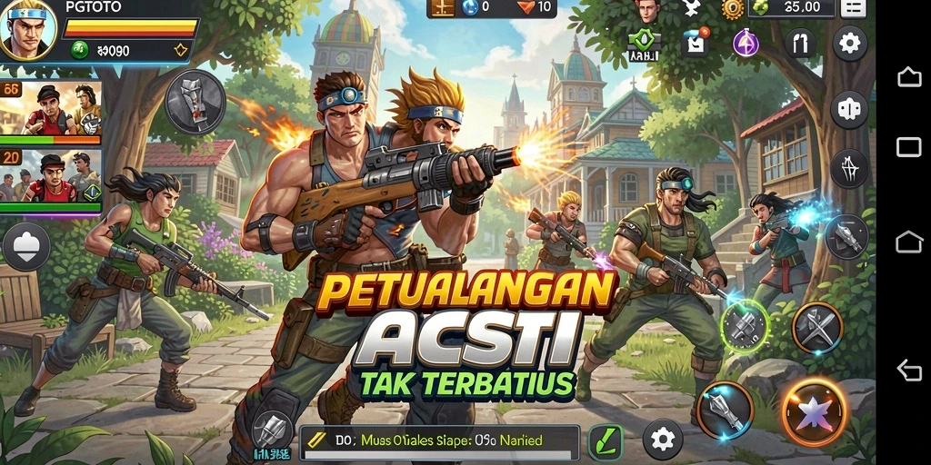 Tampilan gameplay PGTOTO yang penuh aksi dan petualangan.