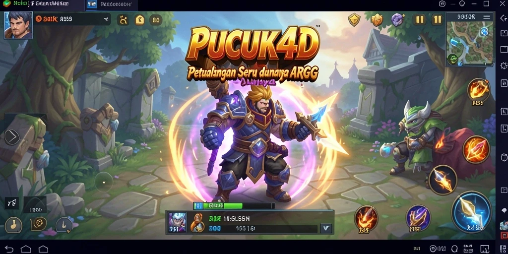 Tampilan gameplay seru PUCUK4D yang memukau dengan berbagai aksi pertarungan.