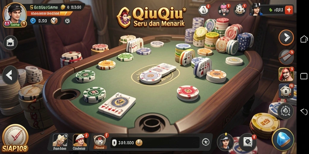 Tampilan gameplay seru dari SIAP108 QiuQiu.