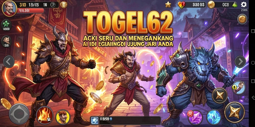 Tampilan menakjubkan dari gameplay seru di TOGEL62.