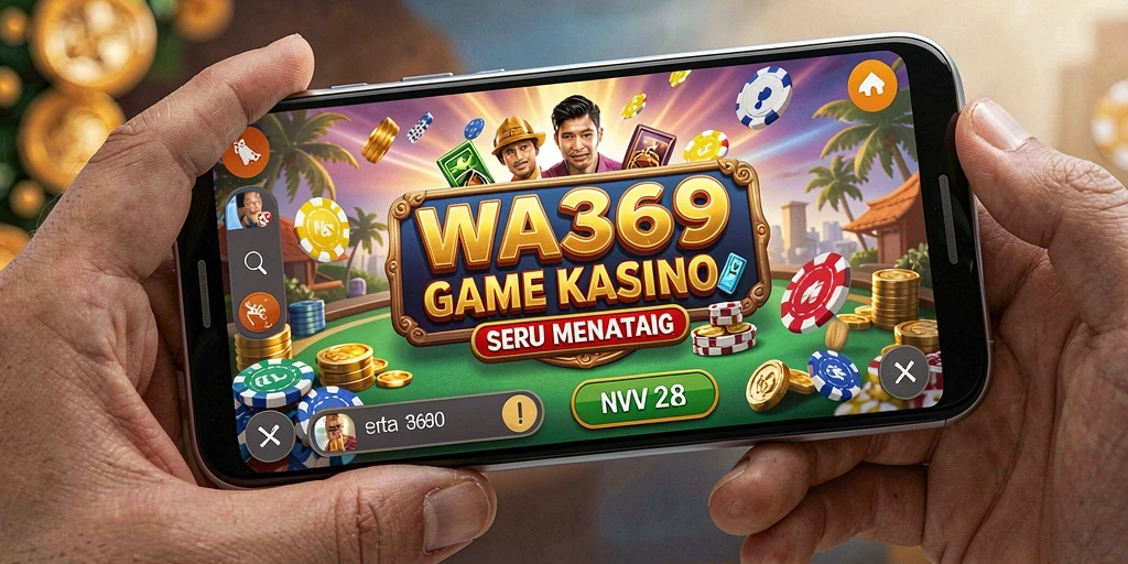 Tampilan gameplay yang menarik dan seru dari aplikasi Kasino WA369.