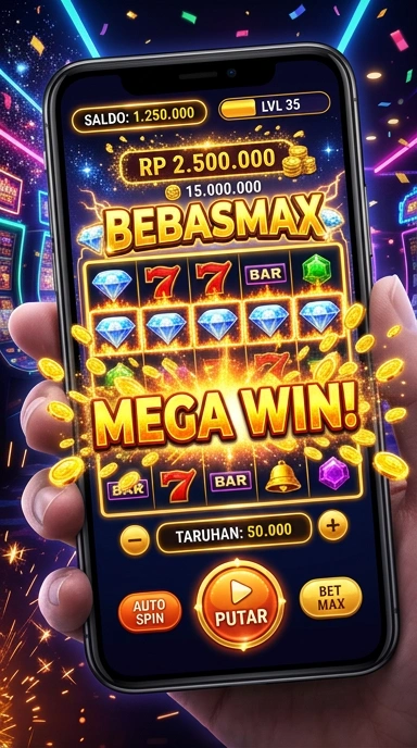 Screenshot aplikasi dengan fitur pencarian cepat di bebasmax.